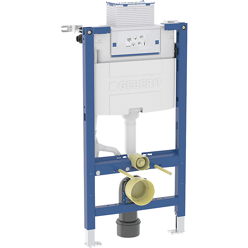 GEBERIT Duofix element til væg. toilet 98cm med omega indbygningscisterne 12cm PEX-tilslt.