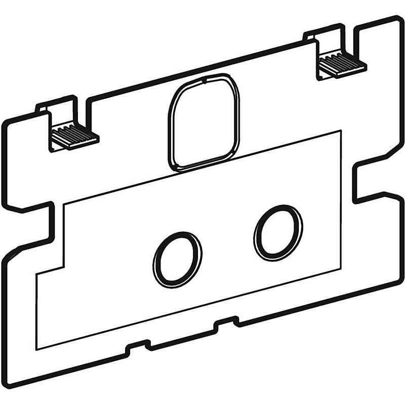 GEBERIT beskyttelsesplade, til Delta indbygningscisterne