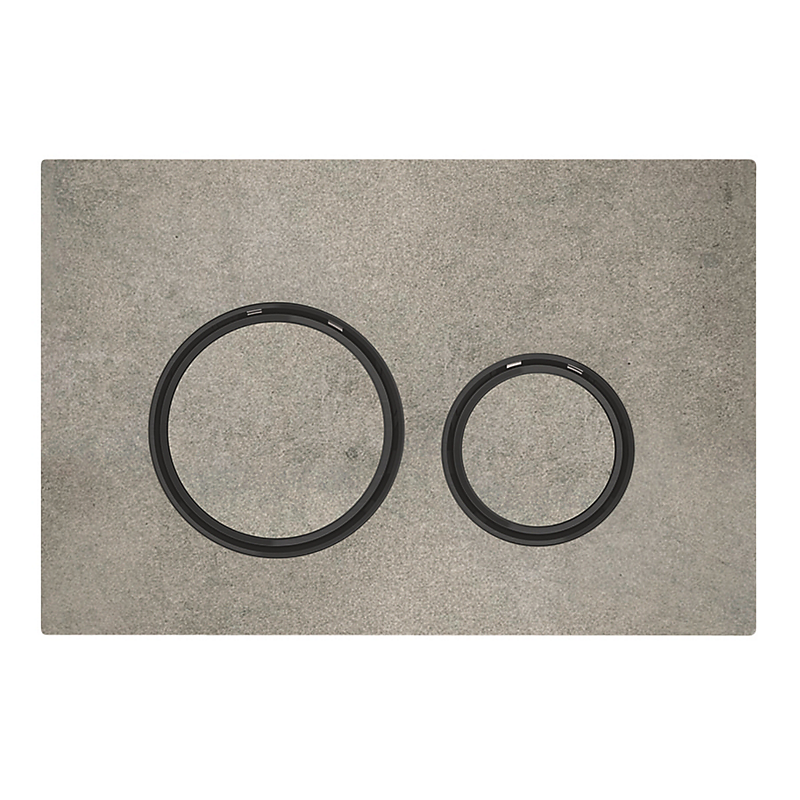 GEBERIT SIGMA21 betjeningsplade 246x164x14mm sort krom/ beton