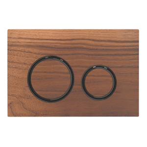 GEBERIT SIGMA21 betjeningsplade 246x164x14mm sort krom/ nøddetræ