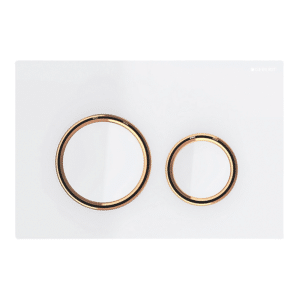 GEBERIT SIGMA21 betjeningsplade 246x164x14mm rødguld/hvid