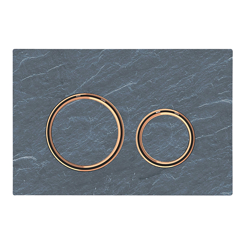 GEBERIT SIGMA21 betjeningsplade 246x164x14mm rødguld/skifer