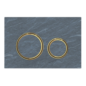 GEBERIT SIGMA21 betjeningsplade 246x164x14mm messing/skifer