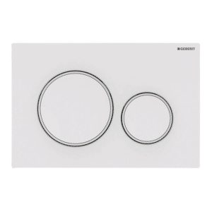 GEBERIT SIGMA20 betjeningsplade 246x164x12mm alpin-hvid