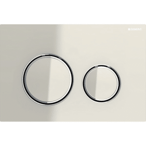 GEBERIT Sigma21 betjeningsplade, sand-grå glas