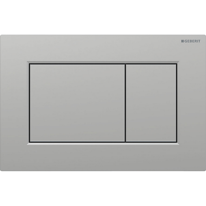 GEBERIT Sigma01 betjeningplade til dobbetskyl square Mat krom