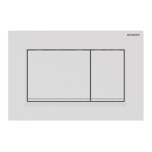 GEBERIT SIGMA30 betjeningsplade 246x164x12mm hvid/mathvid