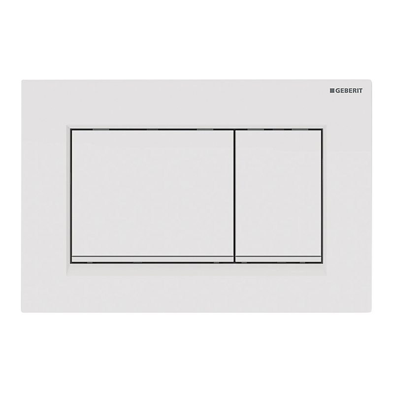 GEBERIT SIGMA30 betjeningsplade 246x164x12mm alpin-hvid