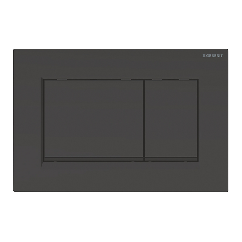 GEBERIT SIGMA30 betjeningsplade 246x164x12mm dybsort RAL 95