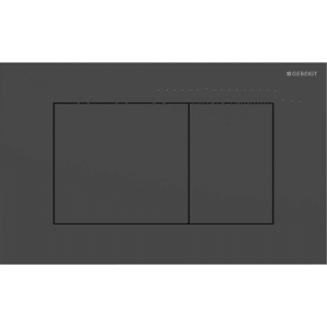 GEBERIT Sigma40 betjeningplade til dobbetskyl square Sort mat