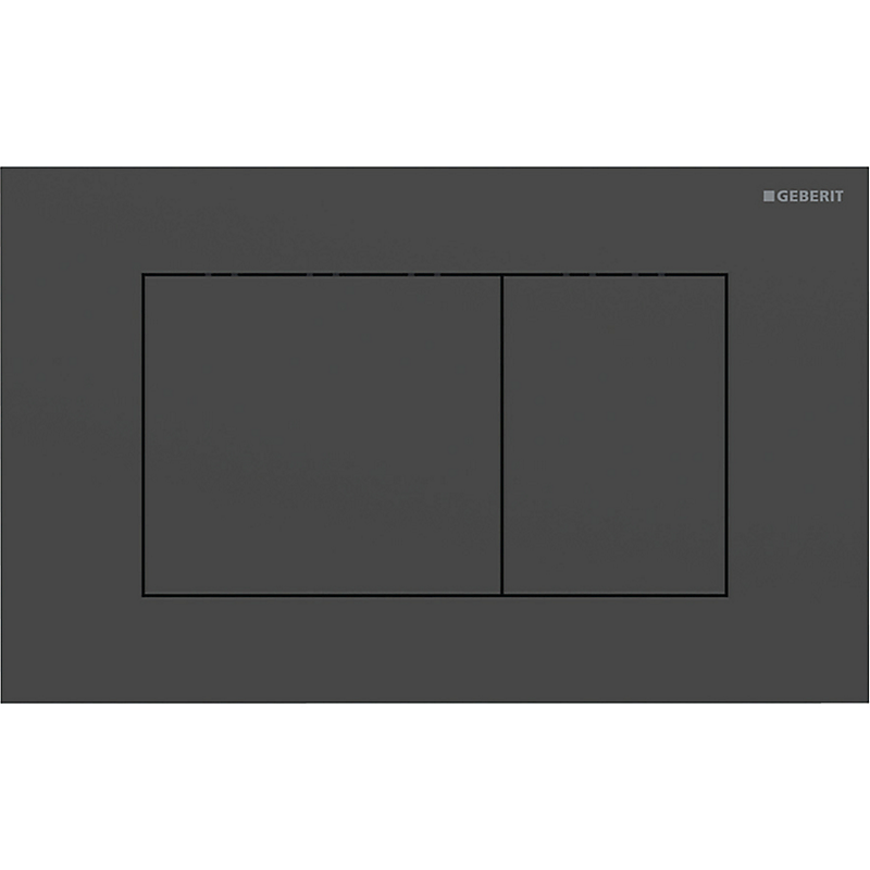 GEBERIT Sigma40 betjeningplade til dobbetskyl square Sort mat