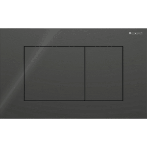 GEBERIT Sigma40 betjeningplade til dobbetskyl square Sort