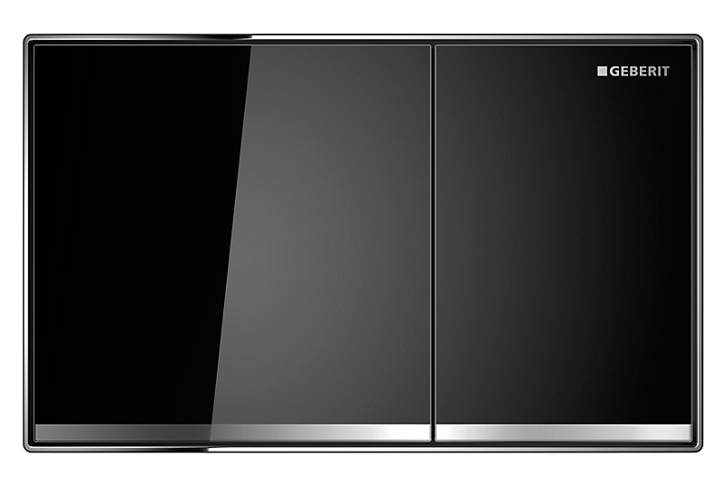 GEBERIT SIGMA60 betjeningsplade Sort glas