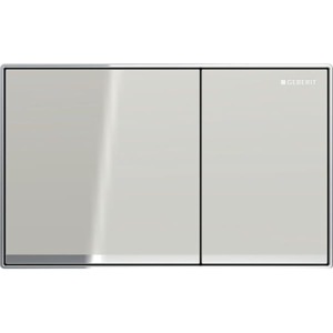 GEBERIT Sigma60 betjeningsplade, sand-grå glas