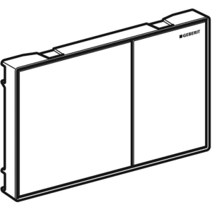 GEBERIT Sigma60 betjeningsplade 214x25x132mm tryktaste lava glas
