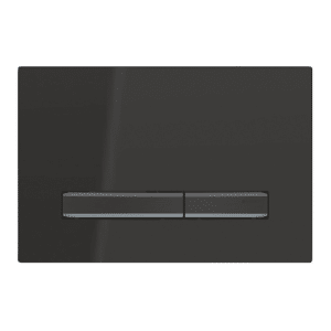GEBERIT SIGMA50 betjeningsplade 246x164x14mm sort krom/ dybsort RAL 95
