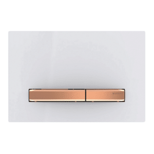 GEBERIT SIGMA50 betjeningsplade 246x164x14mm rødguld/hvid