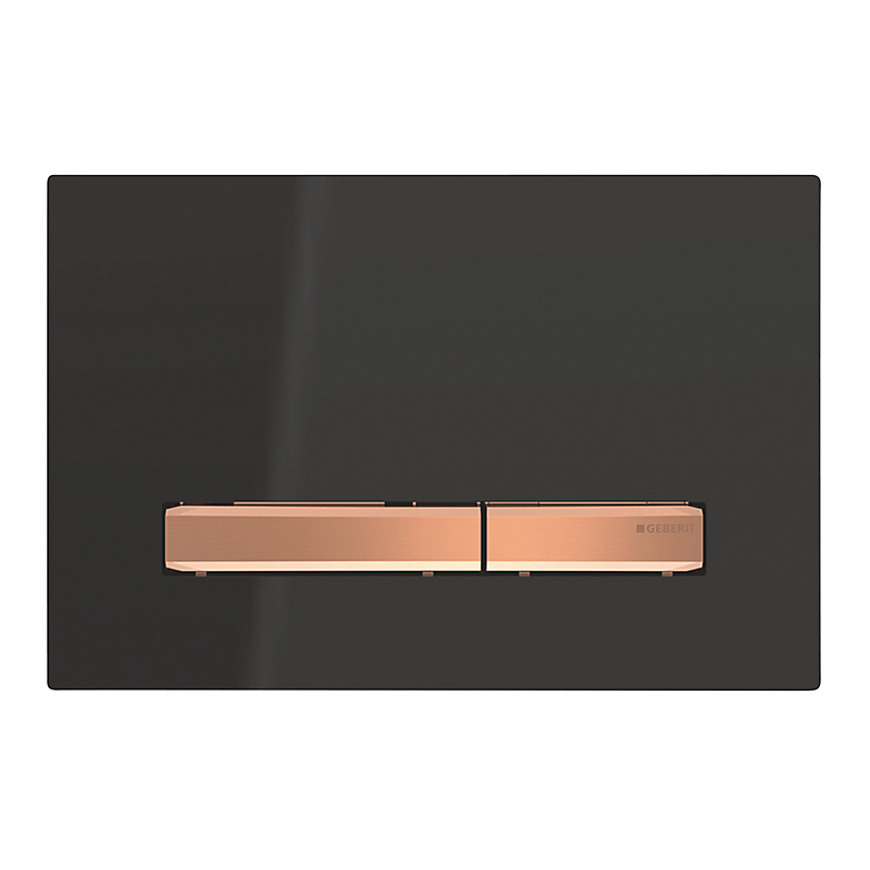 GEBERIT SIGMA50 betjeningsplade 246x164x14mm rødguld/dybsort RAL 95