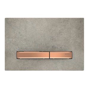 GEBERIT SIGMA50 betjeningsplade 246x164x14mm rødguld/beton