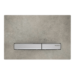 GEBERIT SIGMA50 betjeningsplade 246x164x14mm forkromet/beton