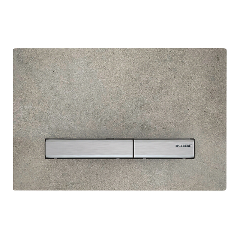 GEBERIT SIGMA50 betjeningsplade 246x164x14mm forkromet/beton