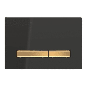 GEBERIT SIGMA50 betjeningsplade 246x164x13mm messing/dybsort RAL 95