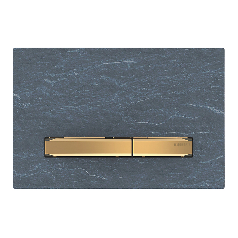 GEBERIT SIGMA50 betjeningsplade 246x164x14mm messing/skifer
