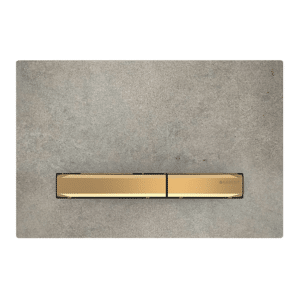 GEBERIT SIGMA50 betjeningsplade 246x164x14mm messing/beton