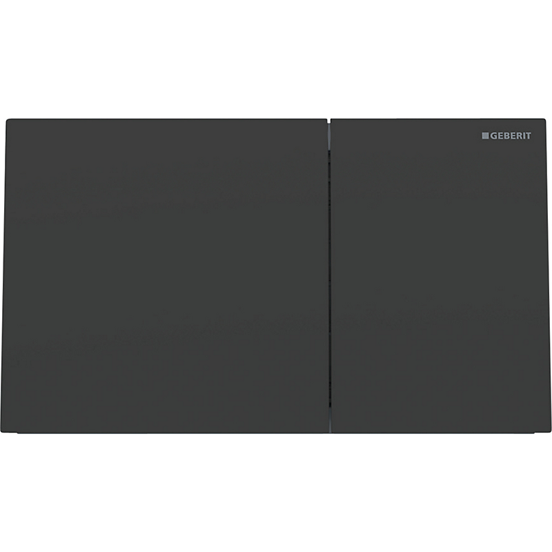 GEBERIT Sigma70 betjeningsplade Easy-to-clean-belagt Sort mat