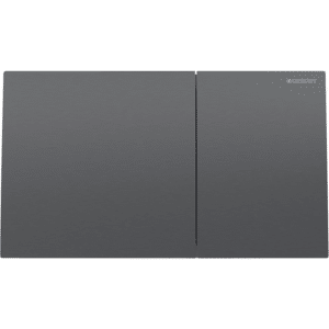 GEBERIT Sigma70 betjeningsplade børstet, easy-to-clean-belagt, Sort krom