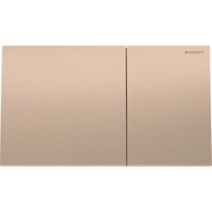 GEBERIT Sigma70 betjeningsplade børstet, easy-to-clean-belagt, Rødguld