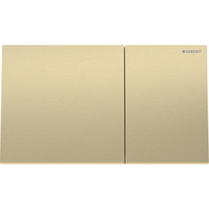 GEBERIT Sigma70 betjeningsplade børstet, easy-to-clean-belagt, Messingfarver