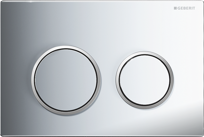 GEBERIT OMEGA20 betjeningsplade krom/mat/krom