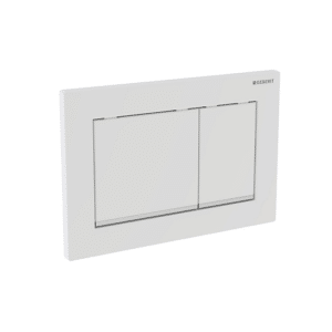 GEBERIT OMEGA30 betjeningsplade hvid/krom/hvid