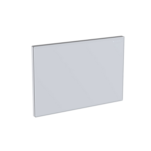 GEBERIT Dæk plade omega60, hvid glas