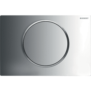 GEBERIT SIGMA10 betjeningsplade til skyl-stop-skylning, blankforkromet, matforkromet