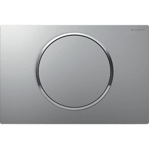 GEBERIT SIGMA10 betjeningsplade 246x164x14mm matkrom/ krom