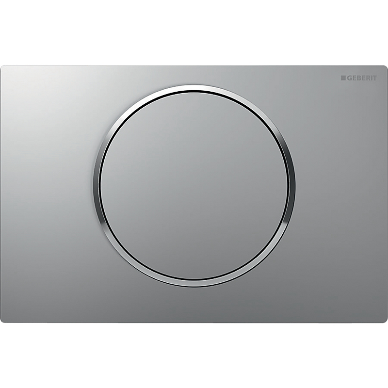 GEBERIT SIGMA10 betjeningsplade 246x164x14mm matkrom/ krom