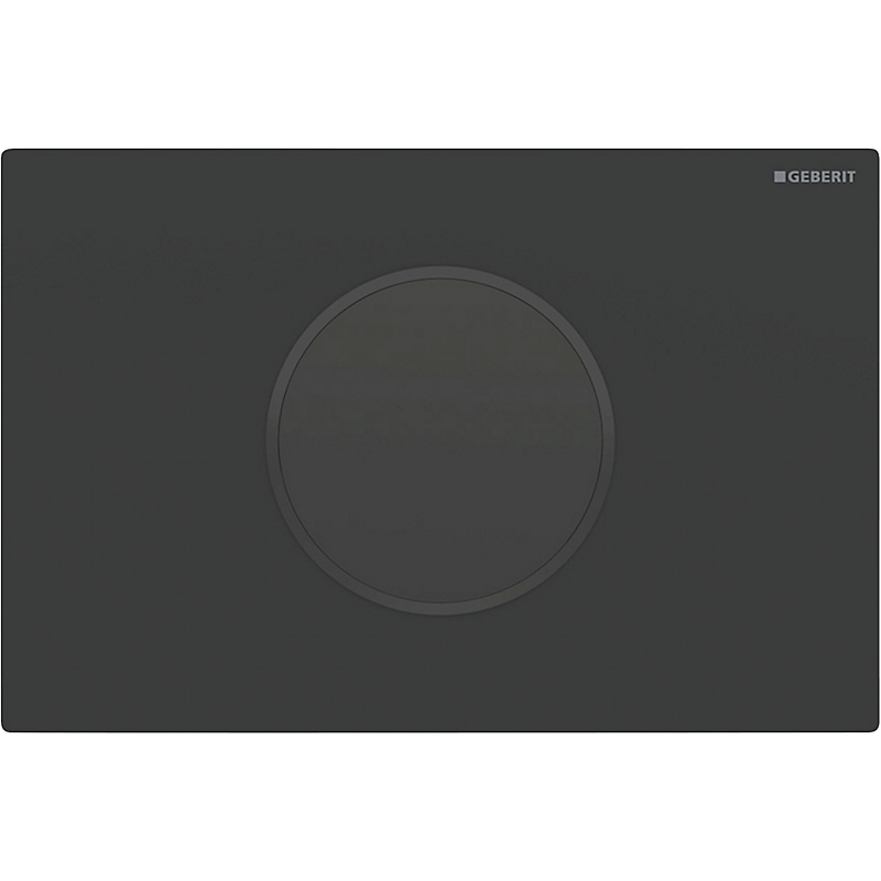 GEBERIT Sigma10 elektronisk WC-skyllestyring netdrift dobbeltskyl. Sort