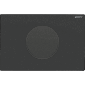 GEBERIT Sigma10 elektronisk WC-skyllestyring netdrift dobbeltskyl. Sortmatlakeret