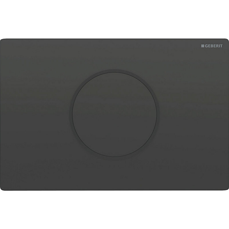 GEBERIT Sigma10 elektronisk WC-skyllestyring netdrift dobbeltskyl. Sort, mat sort