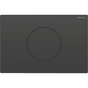 GEBERIT Sigma10 elektronisk WC-skyllestyring batteridrift dobbeltskyl. Sort, mat sort