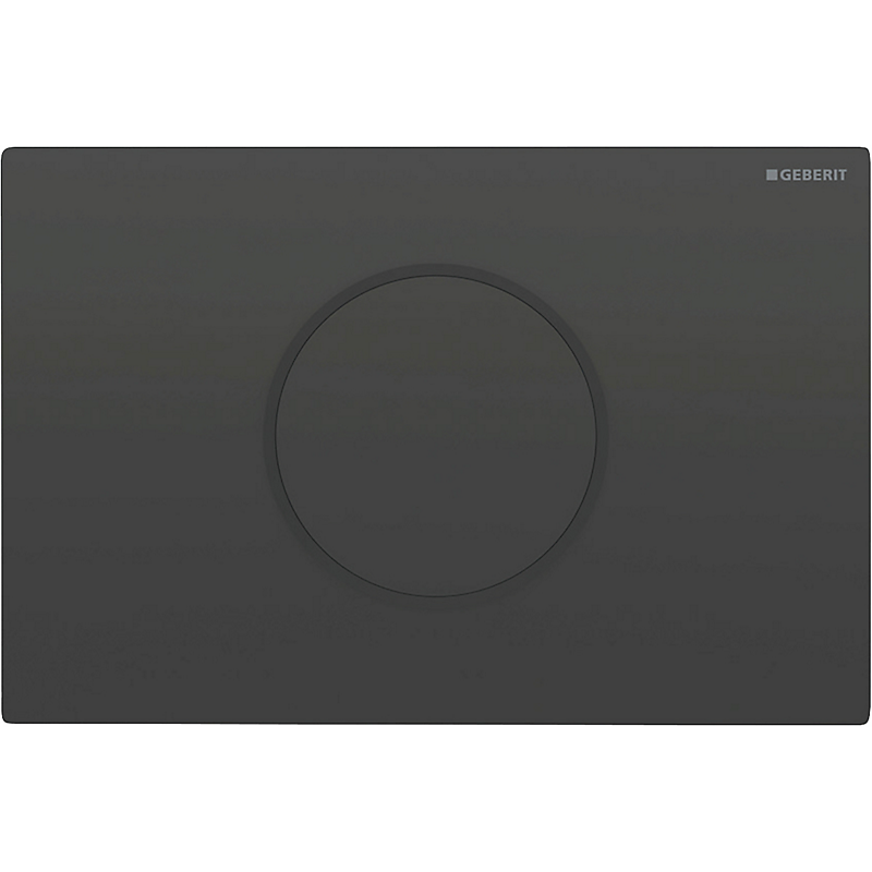 GEBERIT Sigma10 elektronisk WC-skyllestyring batteridrift dobbeltskyl. Sort, mat sort