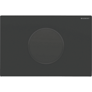 GEBERIT Sigma10 elektronisk WC-skyllestyring batteridrift dobbeltskyl. Sortmatlakeret, sort