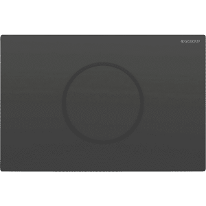 GEBERIT Sigma10 elektronisk WC-skyllestyring batteridrift dobbeltskyl. Sort, mat sort