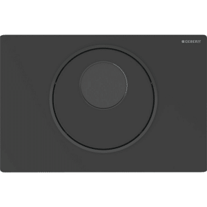 GEBERIT Sigma10 elektronisk WC-skyllestyring netdrift dobbeltskyl. Sort matlakeret, sort