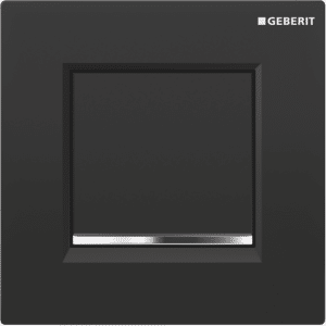 GEBERIT SIGMA30 urinalstyring med pneumatisk skyl. sort/krom/sort-