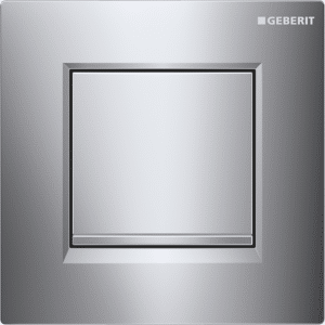 GEBERIT SIGMA30 urinalstyring med pneumatisk skyl. krom/matkrom/krom