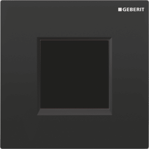 GEBERIT SIGMA30 urinalstyring med nettilslutning. Sort/mat krom