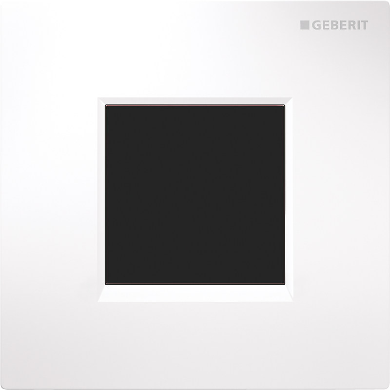 GEBERIT SIGMA30 elektronisk urinalstyring batteritilslutning. Hvid/matkrom